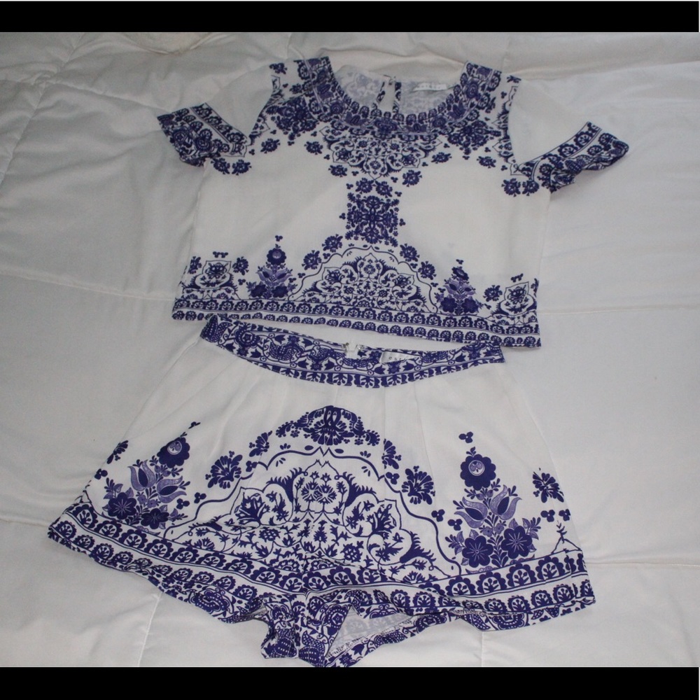 matching set - top & shorts